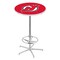 Holland Bar Stool Co 42" Chrome New Jersey Devils Pub Table L216C4228NJDevl - alternate 1